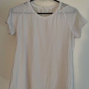 Sheer Lululemon workout top